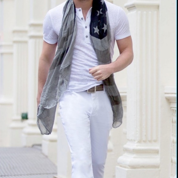 John Varvatos Mens White Short Sleeve 